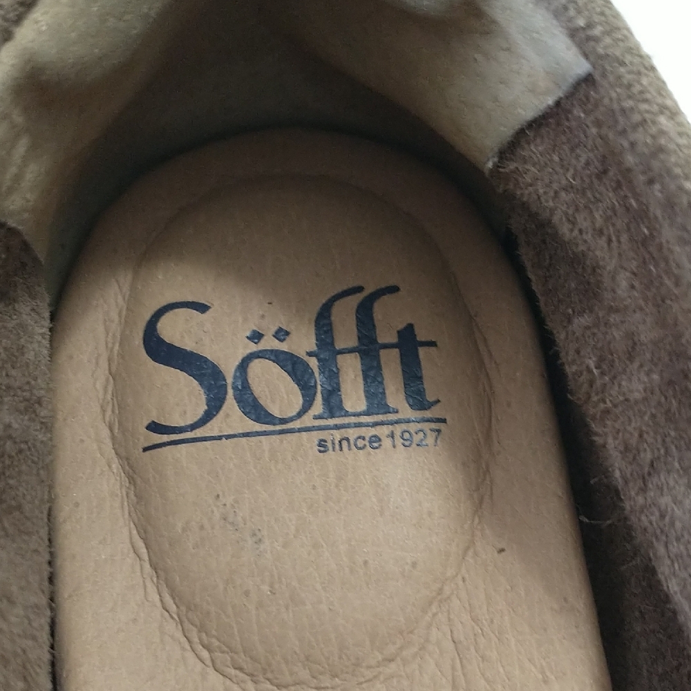 NEW Sofft Mara Penny Tan, Brown Suede Women's Loafers. Round-Toe Size-6.5 - Picture 8 of 11